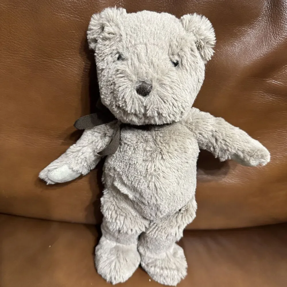 Cute Pottery Barn Kids PBK Plush Bow Teddy Bear Soft Stuffed Animal  12” 2017‎
